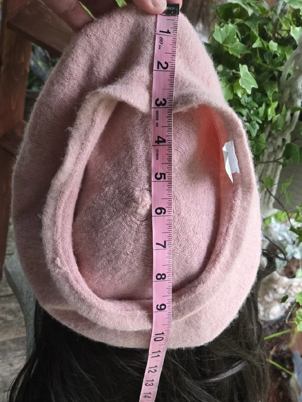 Blush Pink Wool Blend Beret